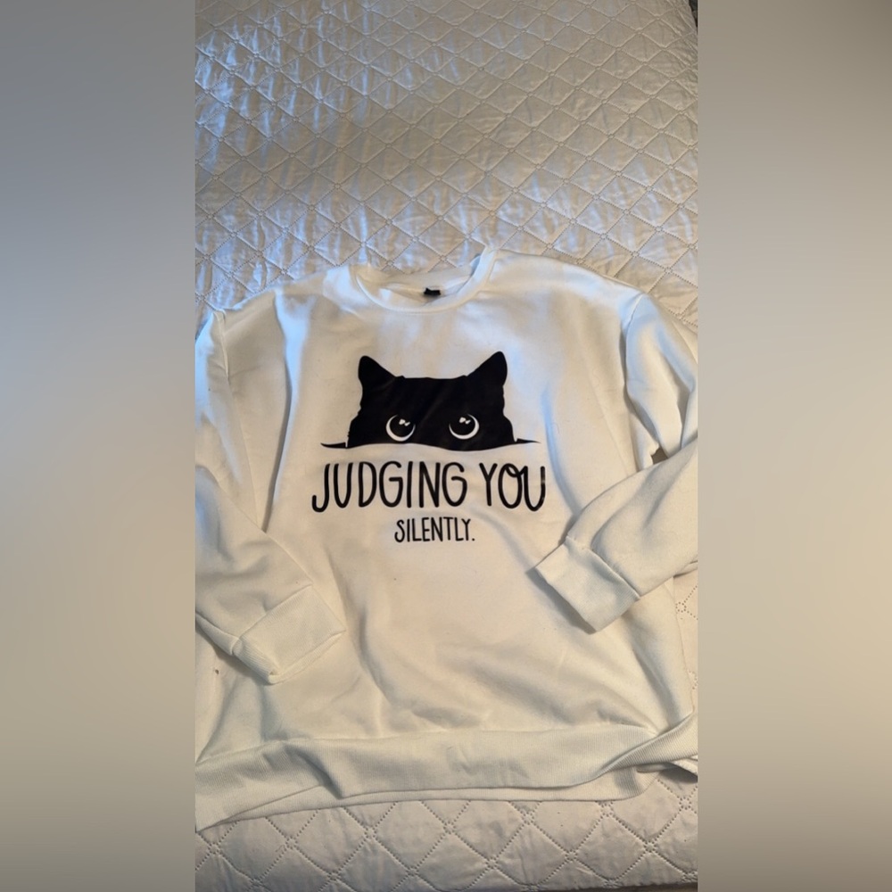 SHEIN Print Crewneck